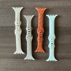 Apple Watch bands 45mm - slim silicone